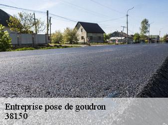 Entreprise pose de goudron 38150