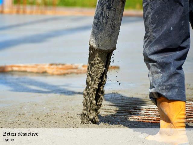 Béton désactivé Isère 