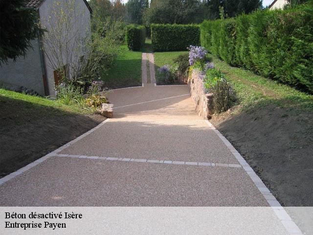 Béton désactivé Isère 