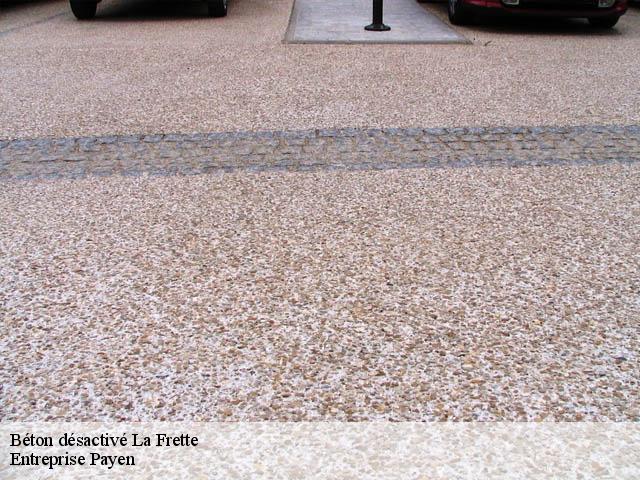 Béton désactivé  la-frette-38260 Entreprise Payen