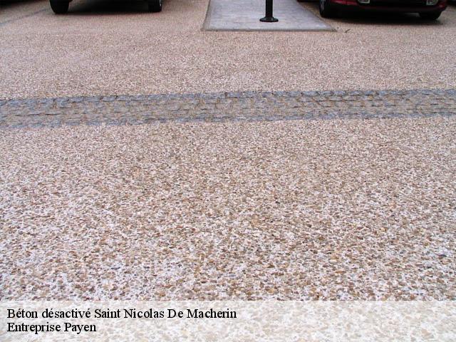 Béton désactivé  saint-nicolas-de-macherin-38500 Entreprise Payen