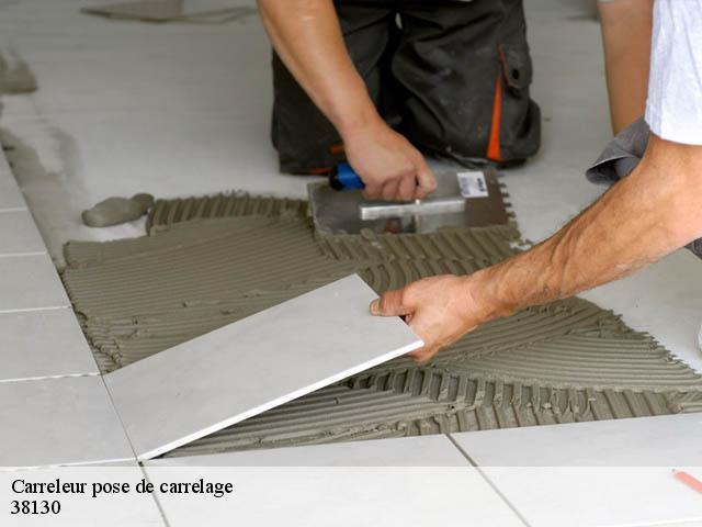 Pose de carrelage