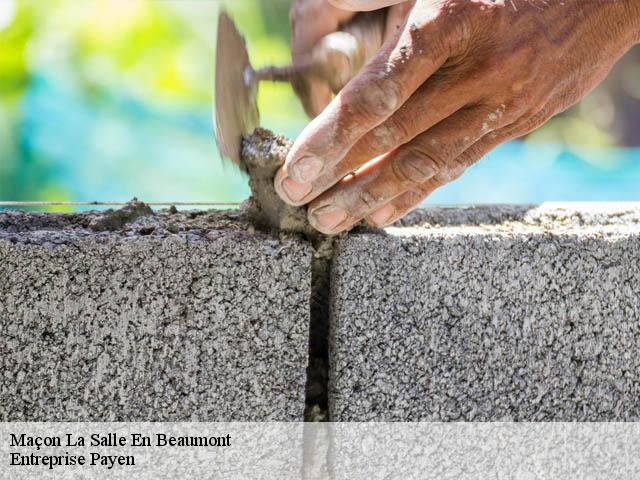 Maçon la-salle-en-beaumont-38350 Entreprise Payen