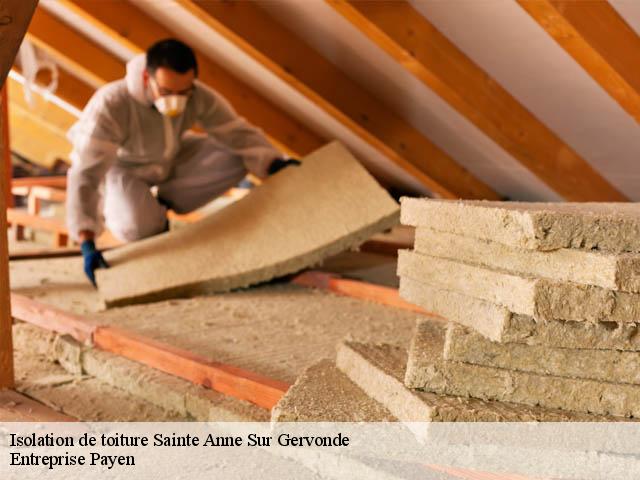 Isolation de toiture  sainte-anne-sur-gervonde-38440 Entreprise Payen