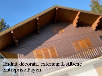 Enduit décoratif exterieur  l-albenc-38470 Entreprise Payen