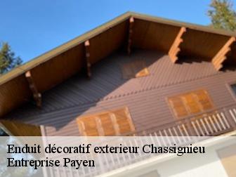 Enduit décoratif exterieur  chassignieu-38730 Entreprise Payen