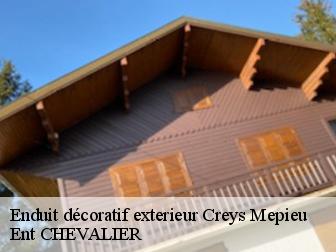 Enduit décoratif exterieur creys-mepieu-38510 Ent CHEVALIER