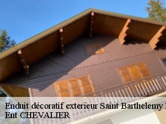 Enduit décoratif exterieur saint-barthelemy-de-sechilie-38220 Ent CHEVALIER