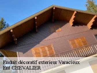 Enduit décoratif exterieur varacieux-38470 Ent CHEVALIER